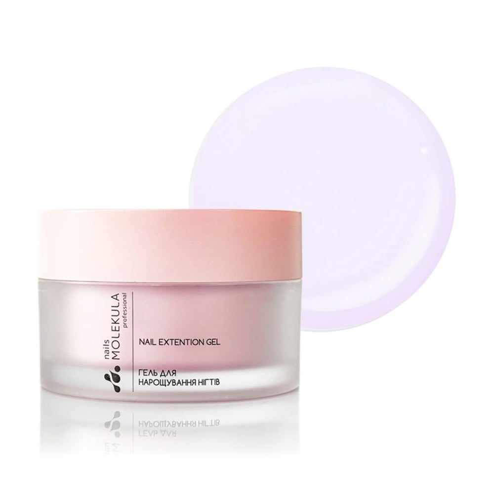Уцінка! Моделювальний гель для нігтів Nails Molekula Professional Gel 03 Violet (прозорий), 50 мл